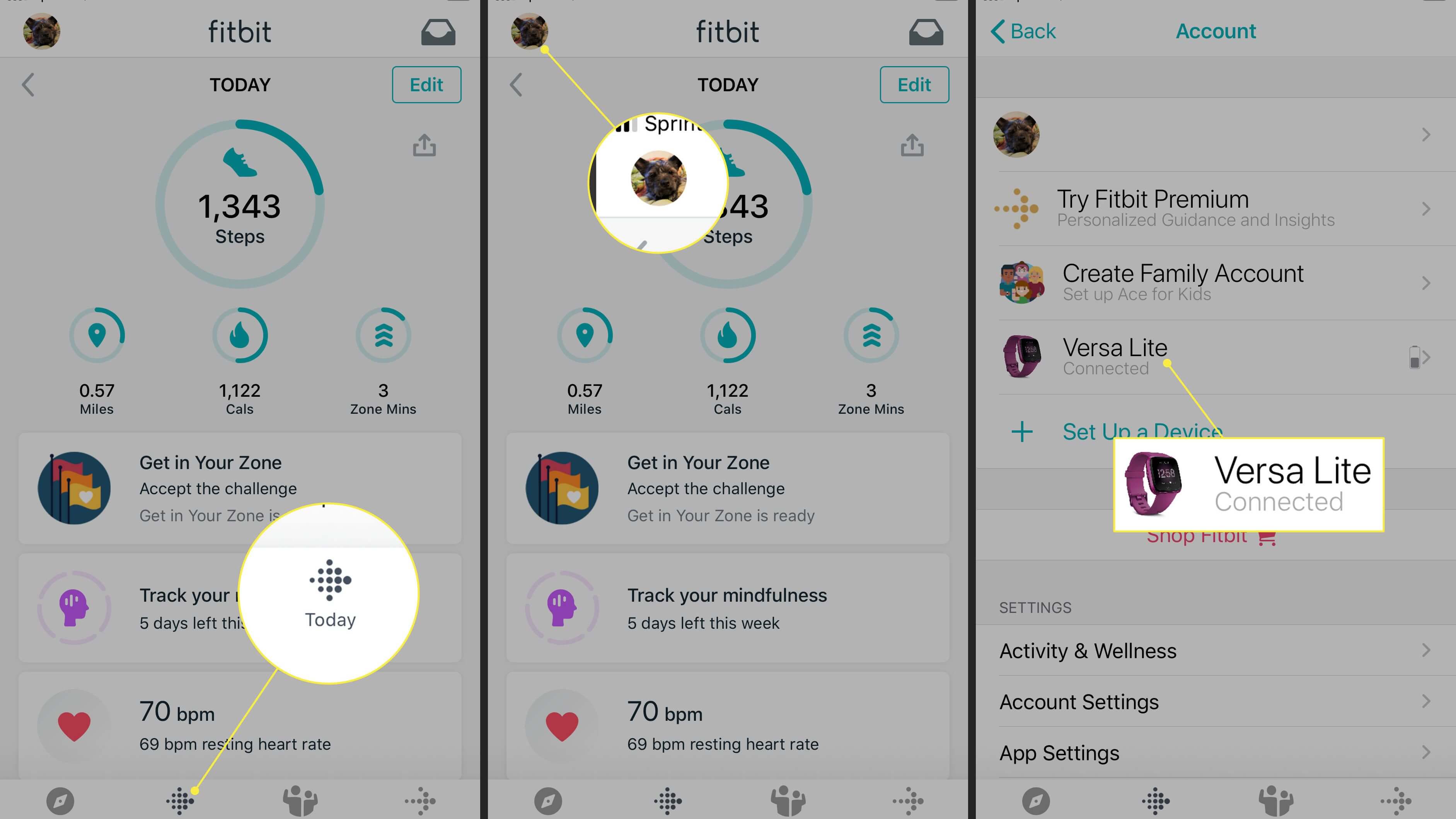 how to update fitbit