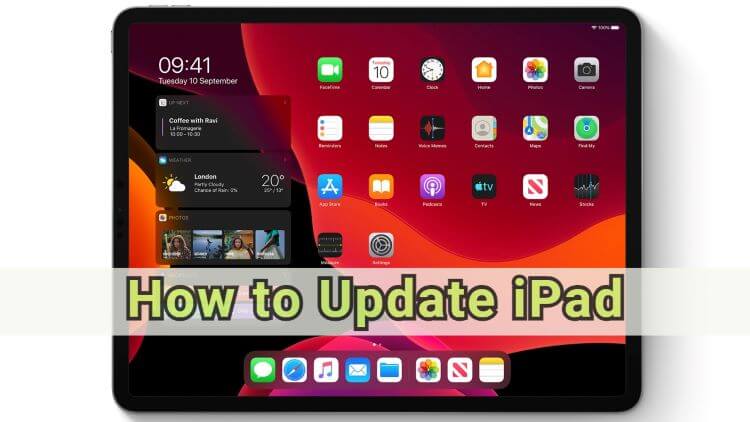 how to update ipad