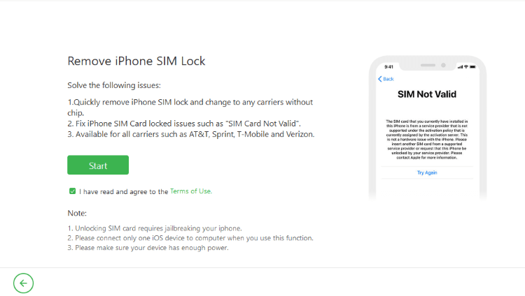 remove iPhone SIM lock