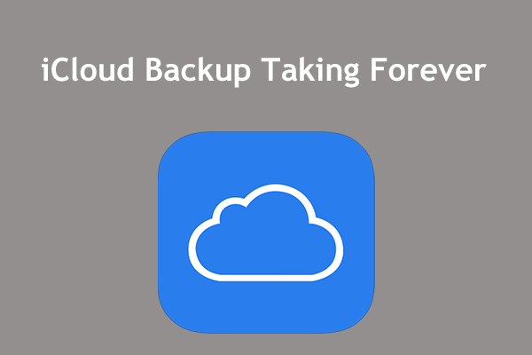 icloud backup taking forever