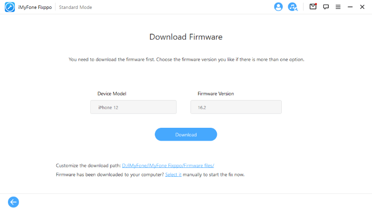 imyfone fixppo download firmware