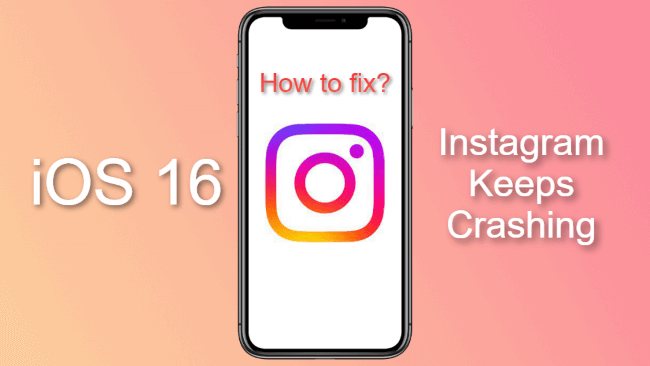 Instagram keeps crashing in iOS 17/18