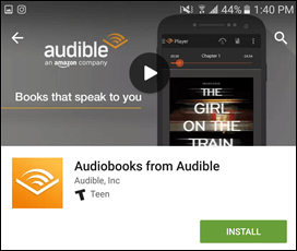 install audible app