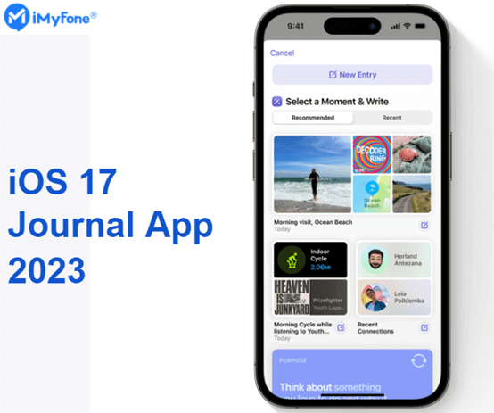 ios 17 journal app - imyfone fixppo