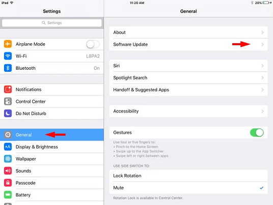 ipad update