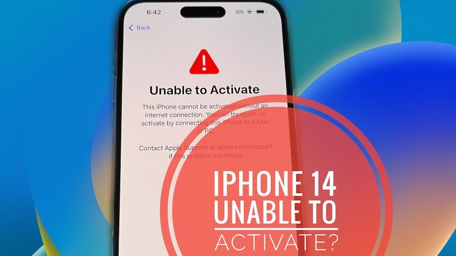 iphone 14 not activate