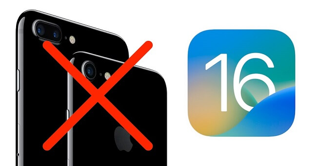 can iphone 7 plus upgrade to ios 16