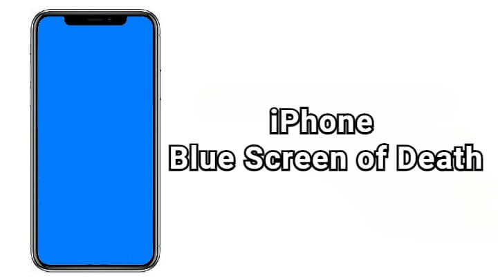 iphone blue screen