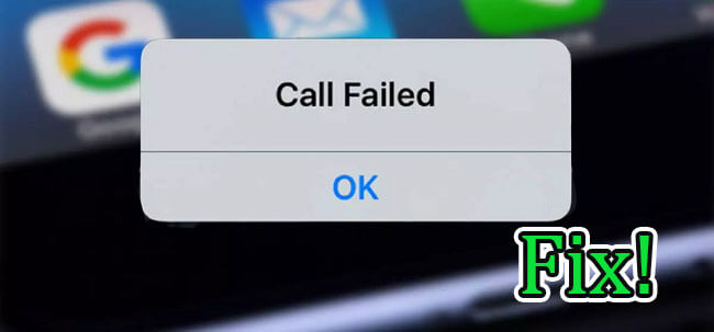 iphone call failed