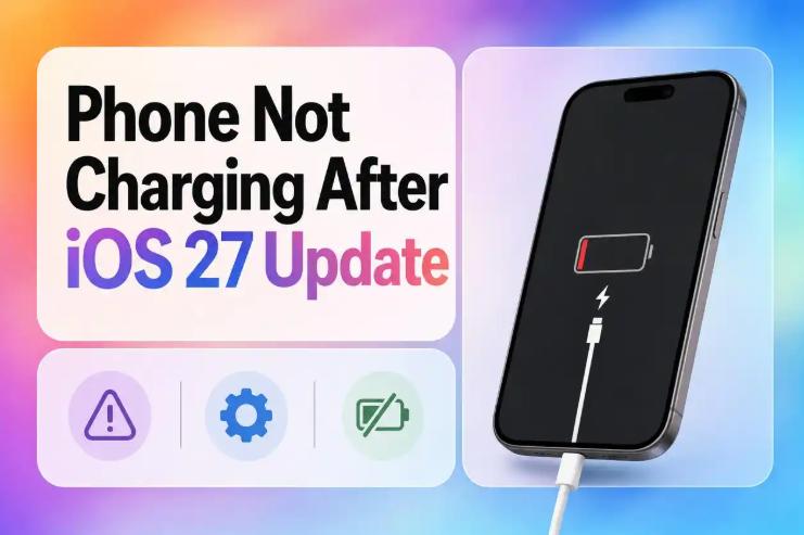 iphone not charging after update