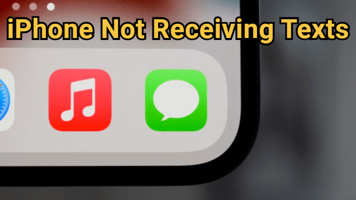 iphone not receiving texts