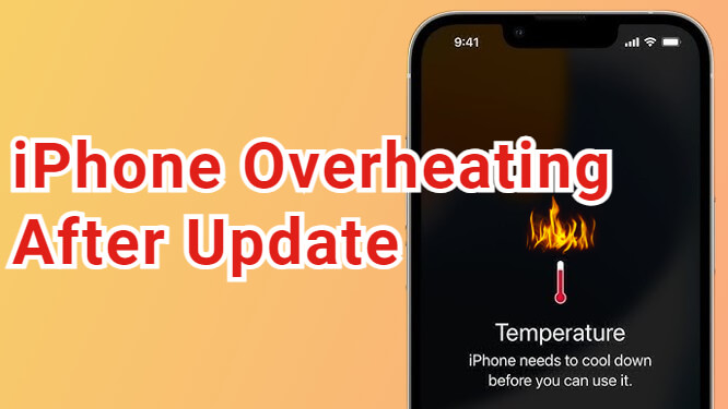 iphone overheating after update