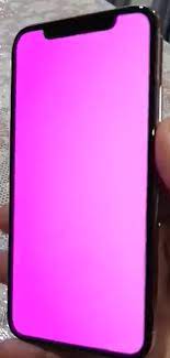 iPhone pink screen