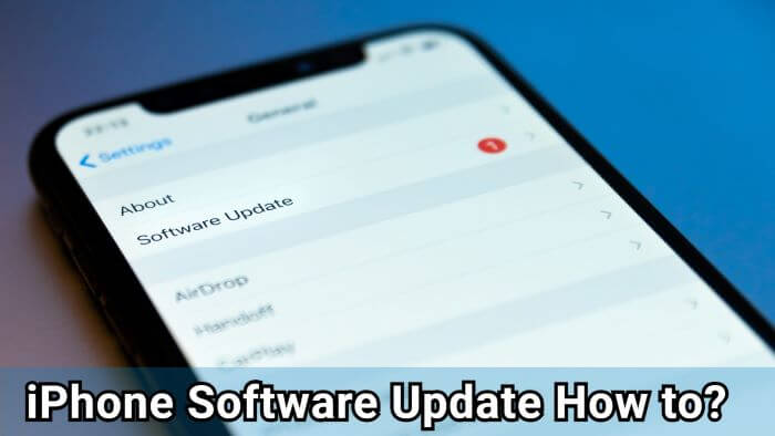 iphone software update how to