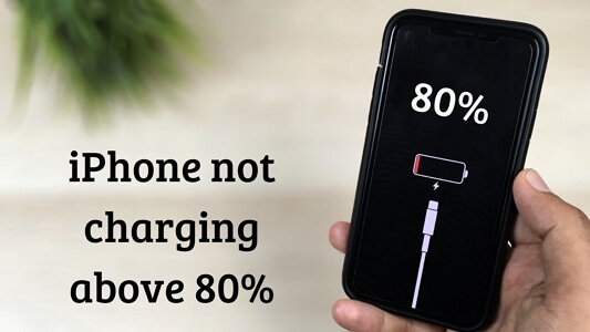 iPhone stop charging at 80 percent