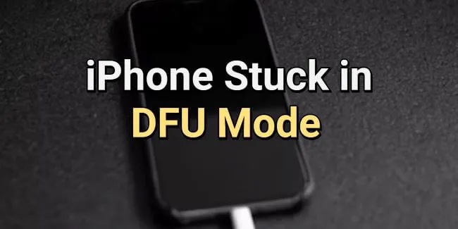 4 Solutions to Fix iPhone Stuck in DFU Mode 2025