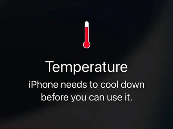 iphone temperatory warning