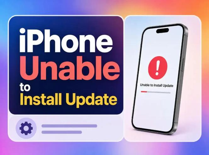 unable to install update