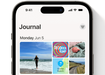 journal app ios 17