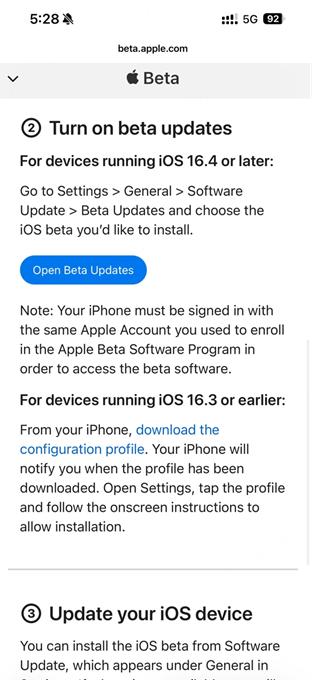 open beta update