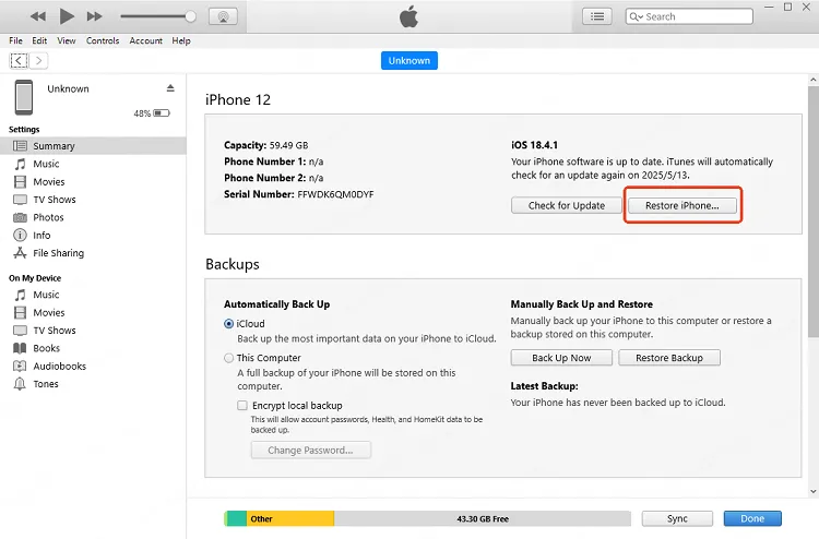 how to flash iphone