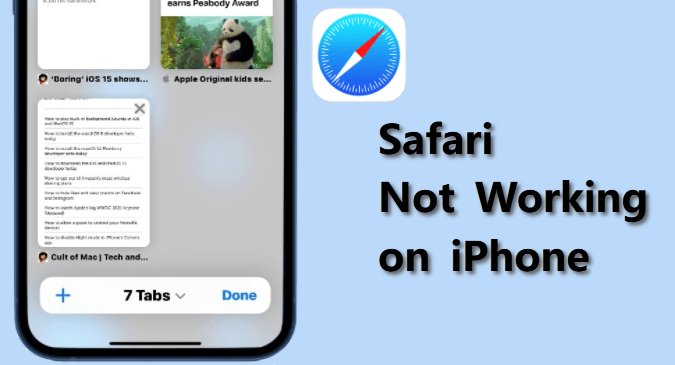 Top 9 Solutions to Fix Safari not Working on iPhone | iOS 17