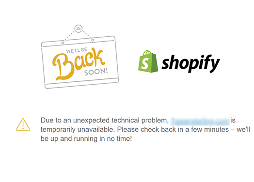 shopify service down