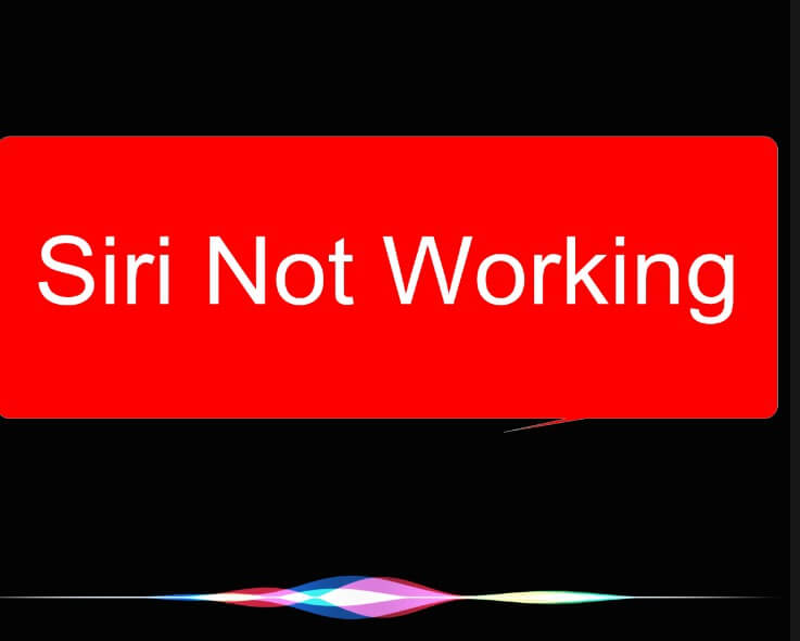 Siri not working
