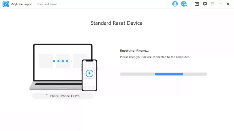 resetting device