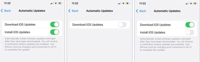 turn off auto update