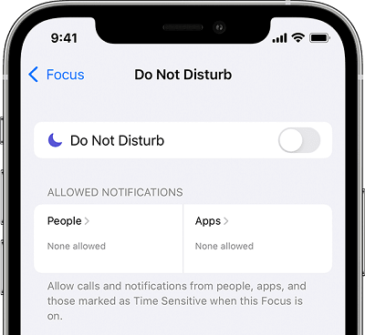 turn off do not disturb