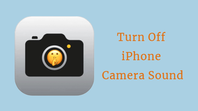turn off iPhone camera sound