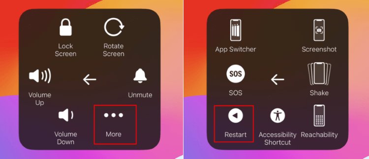 turn off iphone with assistivetouch