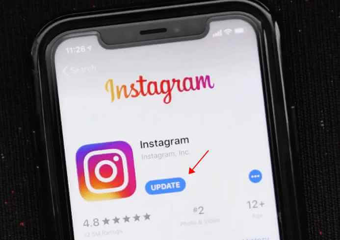 update instagram to fix instagram keep crashing