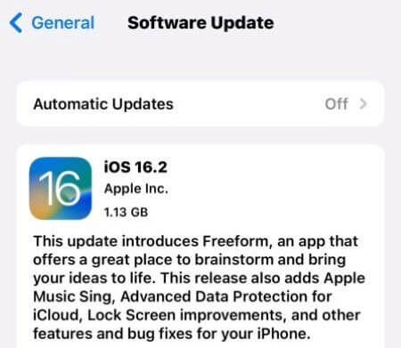 update iphone system
