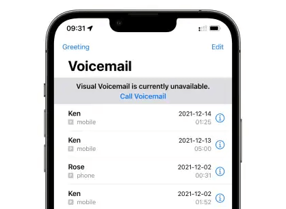 visual voicemail in ios 17 - imyfone fixppo