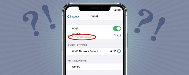 iphone connect to wifi no internet