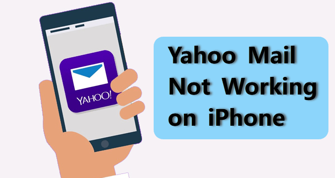 yahoo mail not working on iphone