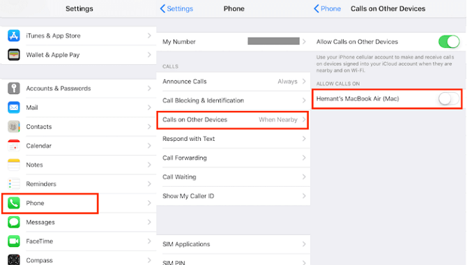 disable related permissions of Wi-Fi Calling