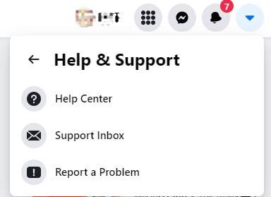 contact Facebook customer support