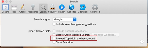 Get Rid of Top Hits on Safari for Mac