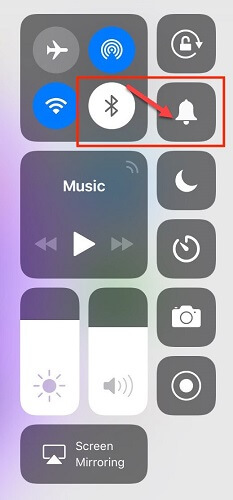 iphone control center