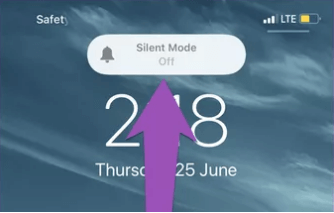 make sure silent mode is off