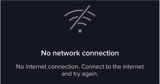 check TikTok network connection