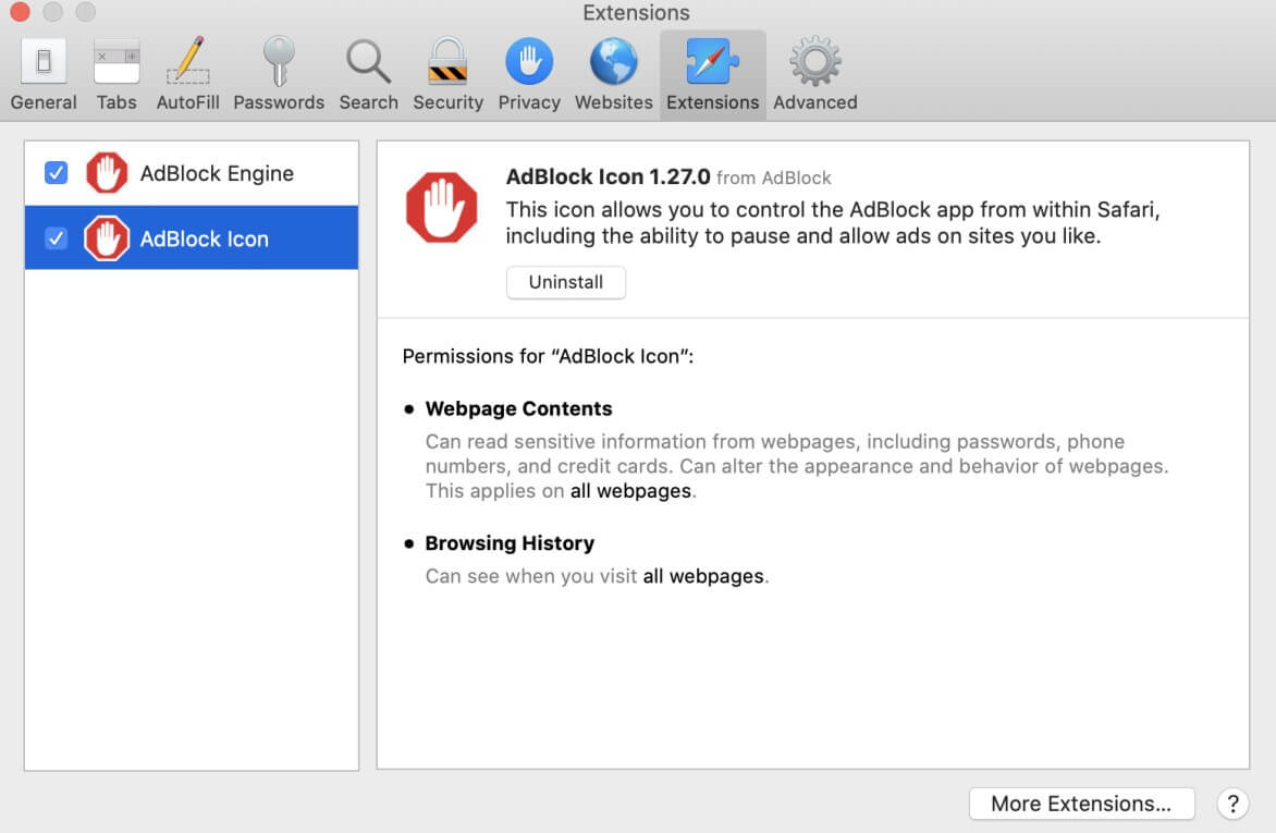 turn off and reopen AdBlock extension on Safari