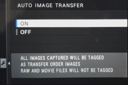 auto image transfer