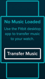 click transfer music on fitbit versa