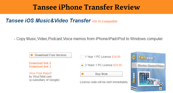 is tansee iphone transfer safe