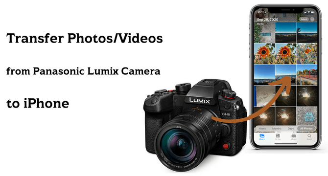 Lumix wifi 2024 to iphone