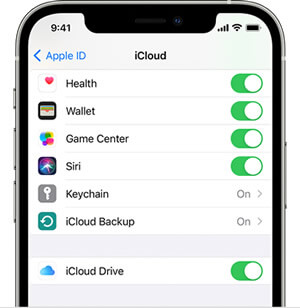 active icloud drive on iphone